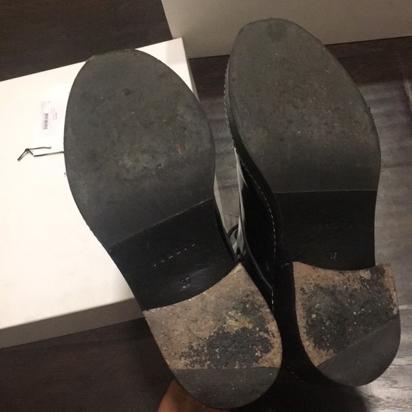 【TRADED】Sandro Audrey black patent leather boots - Picture 5 of 8